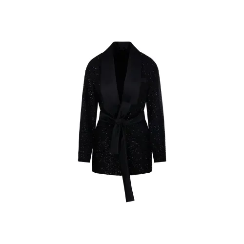 MaxMara Бизнес-костюм пальто женское черное