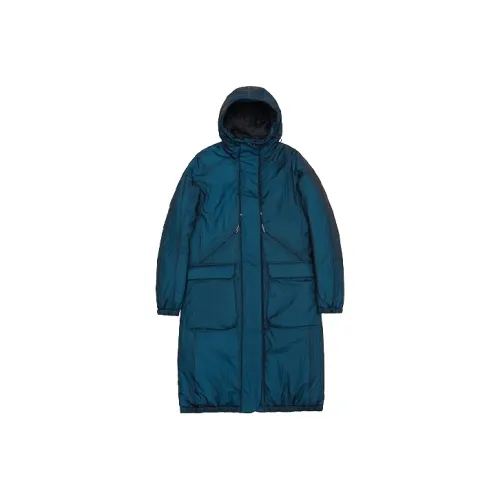 KRAKATAU Однотонный С капюшоном MID Длина Пуховая куртка Женская