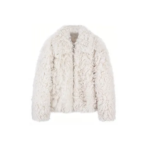 Coco Limited Мех Женский Кремовый Белый