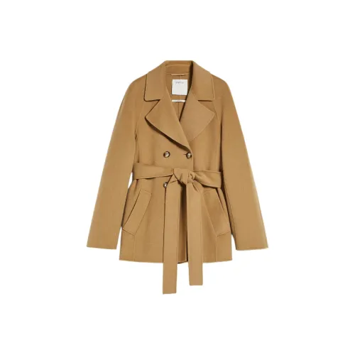 SportMax Бежевое Женское Пальто