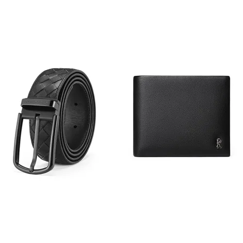 Roberta Di Camerino Ремни из крупнозернистой текстуры коровьей кожи Мужской 3,4CM