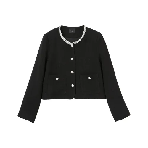 WESTLINK Cropped Coat Women's Black WESTLINK Укороченное пальто женское черное