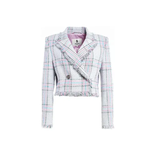 BESIONIA SS24 Cropped Jacket Women's Gray BESIONIA SS24 Укороченная куртка женская серый