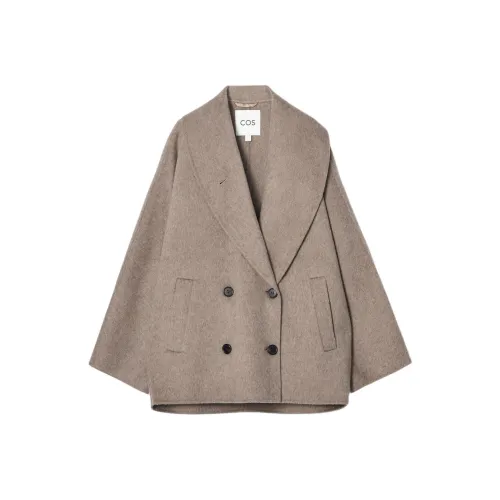 COS Бежевое Женское Пальто