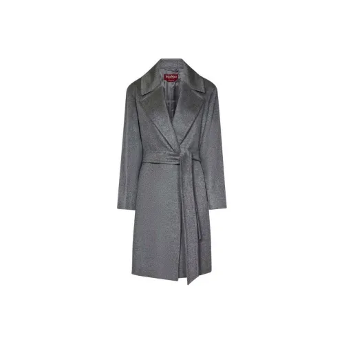 MaxMara Серое Женское Пальто