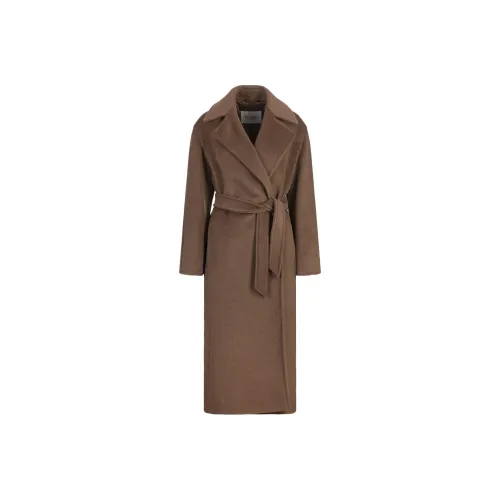 MaxMara Пальто Женское Светло-Коричневое
