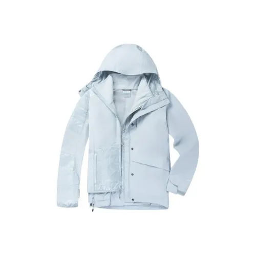 Columbia Поход Водонепроницаемый и Ветрозащитный Ветровка Женские Светло-Синий