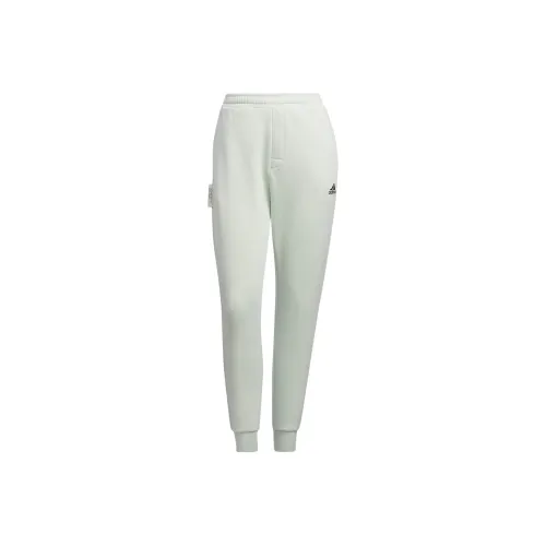 Adidas Светло-зеленые Женские Вязаные Тренировочные Брюки