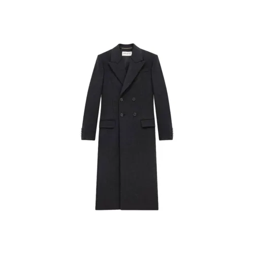 SAINT LAURENT Пальто Женское Черное