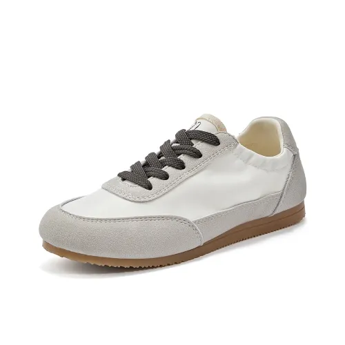 La Chapelle Slip Устойчивый к истиранию Легкий Низкий Топ Кэжуал Женский Бежевый Серый