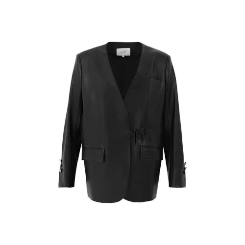 LOFT SHINE Черные Женские Кожаные Куртки