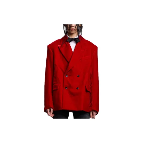 R13 FW23 Бизнес-костюм женский красный