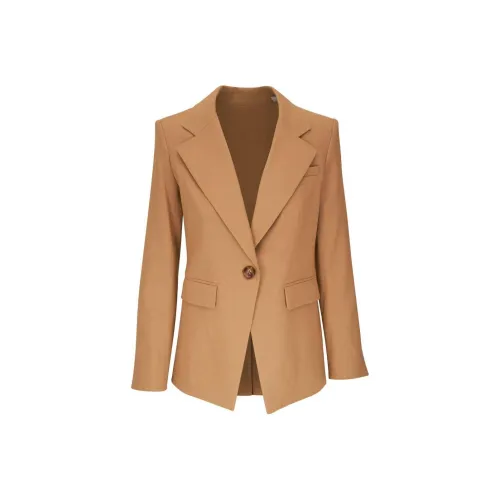 Veronica Beard SS24 Бизнес Костюм Пальто Женское Верблюжий Коричневый