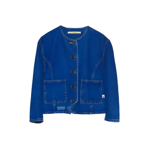 PushBUTTON Джинсовый синий Женские Джинсовые куртки