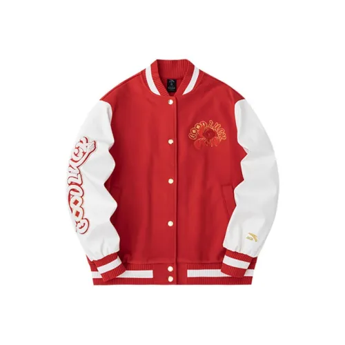 ANTA Sports Life Collection Бейсбольная куртка Женская Богатая Красная