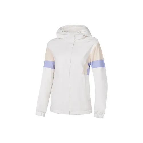 QIAODAN Тренчкот Женские Кремово-белый Пыль