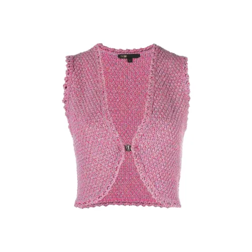 Maje Розовые Женские Жилеты