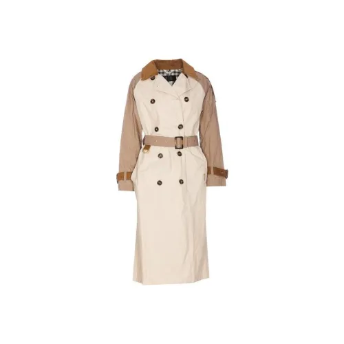 BARBOUR Ingleby Водонепроницаемый тренчкот Женские Экрю