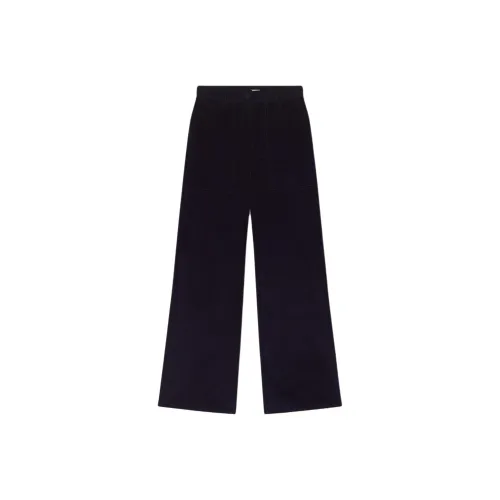 Maison Kitsune FW24 Повседневные брюки Женские Морской синий