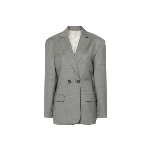 MAGDA BUTRYM SS24 Бизнес-костюм Пальто Женское Серое