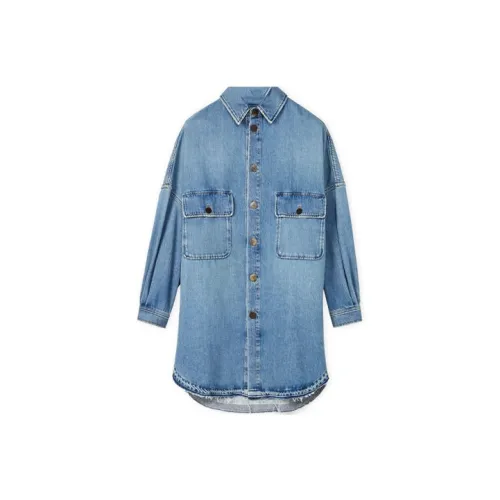 LOEWE Синие Женские Джинсовые Куртки