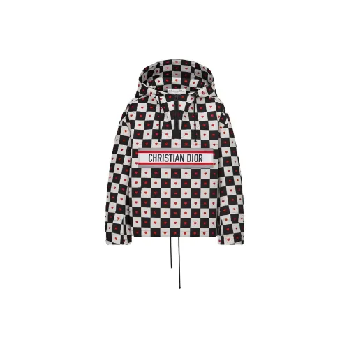 DIOR FW21 Куртки и Пальто Женские Черный Белый Красный