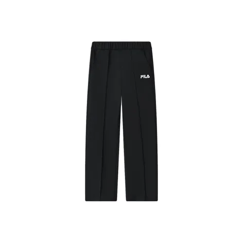 FILA X Magic Stick Joint Series Черные Женские Повседневные Брюки