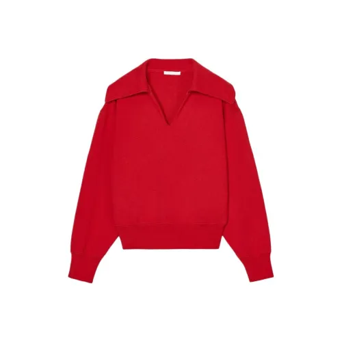 ZARA Темно-красные Женские Свитшоты