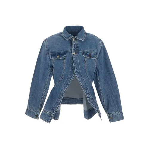 Jacquemus Синий Женские Джинсовые Куртки