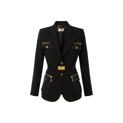 Elisabetta Franchi Черные Женские Офисные Костюмы
