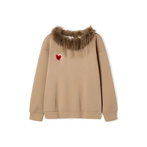 TOOOLAZY Толстовка Женская Хаки