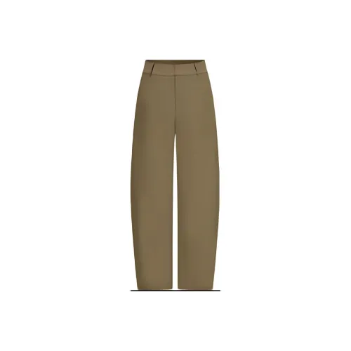 Particle Fever Повседневные брюки Женские Linen Brown