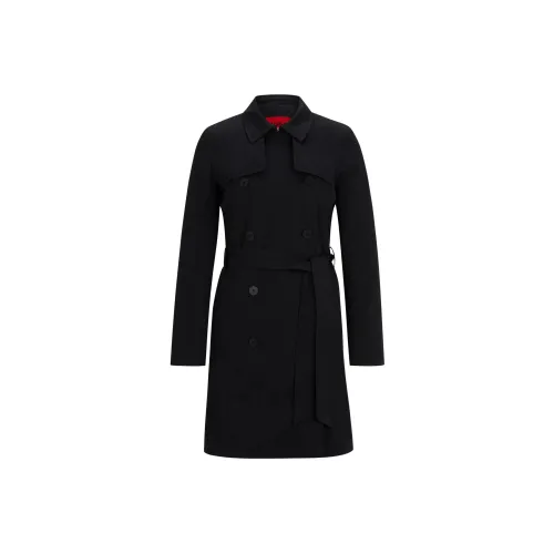 HUGO BOSS Черный Женский Тренч