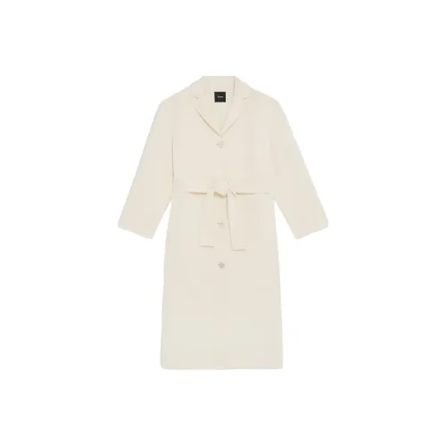 THEORY FW23 Куртка Женская Айвори Белый