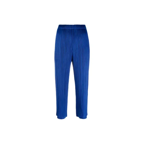 PLEATS PLEASE ISSEY MIYAKE Повседневные брюки Женские Королевский синий