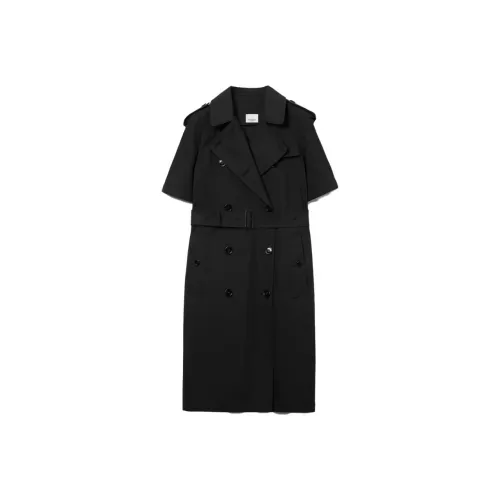 Burberry Черный Женский Тренч