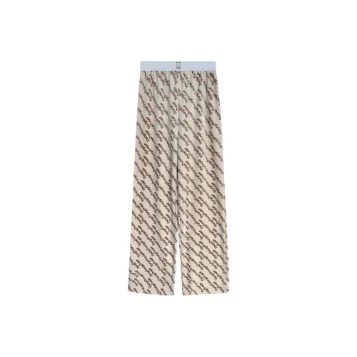 Lulupeach Повседневные брюки Женские Миндально-бежевый