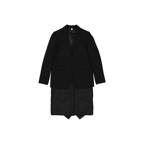 Burberry Бизнес-костюм Пальто Женское Черное