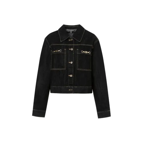 MeetMetro Denim Jacket Women's Black