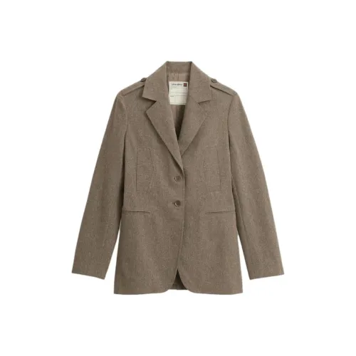 ZARA SRPLS Series Хаки Женские Офисные Костюмы