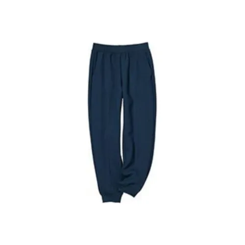 UNIQLO Темно-синие женские вязаные тренировочные брюки
