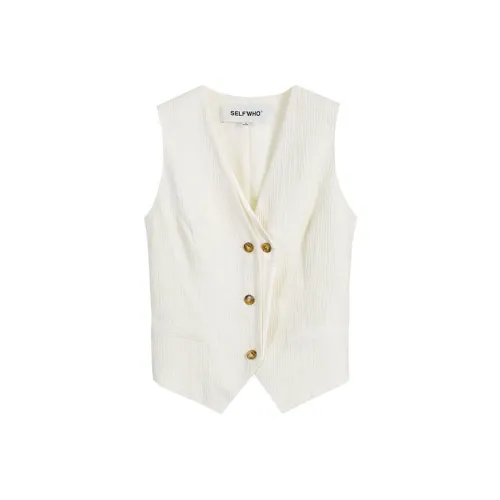 Self Who Жилет Женские Floating Light Белый