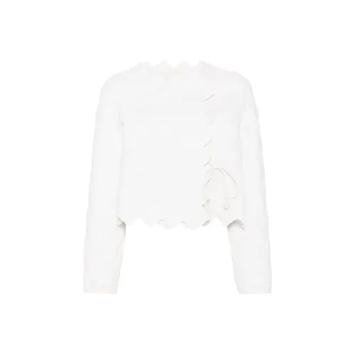 Ulla Johnson SS24 Хлопковый пуховик Женская Белая