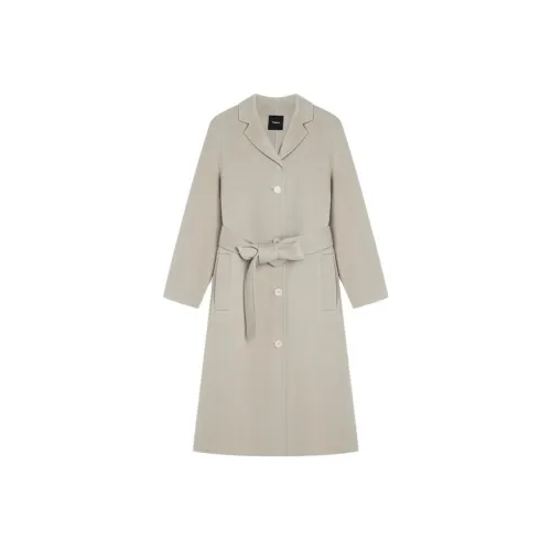 Theory Овсяный Женский Тренч