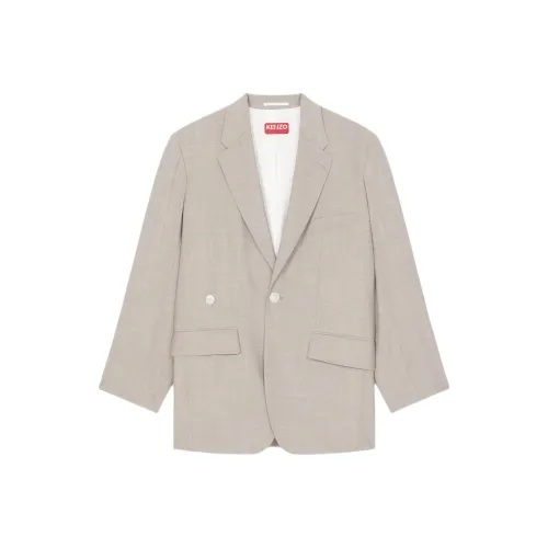 KENZO SS24 Бизнес Костюм Пальто Женское Туманно-Серый