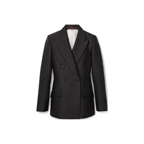 GUCCI SS24 Бизнес Костюм Пальто Женское Черное