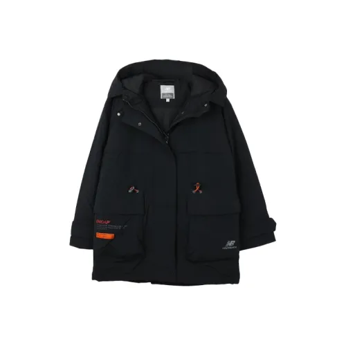 New Balance Черные Женские Объёмные Куртки (Пуфы)