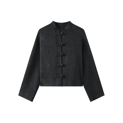 THE SEA LIFE Укороченная куртка женский голубино-серый