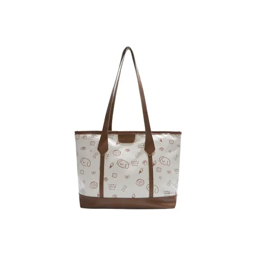 RIVMIND ПУ (полиуретан) Тоут Сумка Сумка для покупок Сумка на плечо Женская Белая Розовая Коричневая