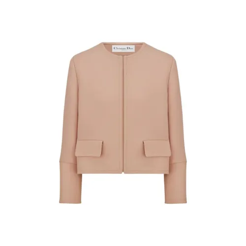 DIOR Розовое женское короткое пальто
